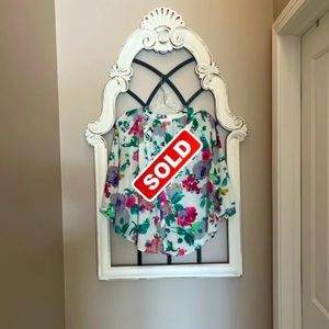 Lush brand floral blouse- Size Medium